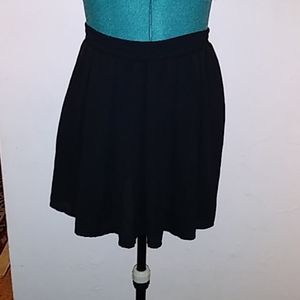 Brandy Melville Black Skater Skirt